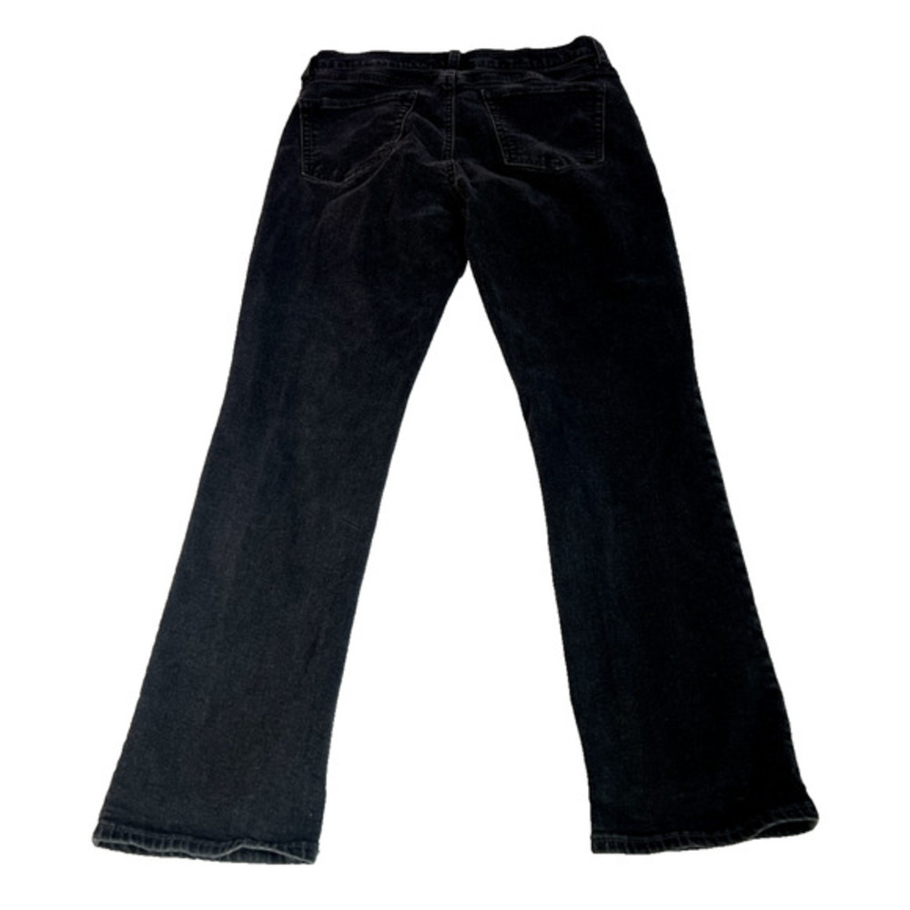 Gap Jeans Womens 10 P Faded Black Denim Classic Straight Mid Rise Stretch - Picture 7 of 14
